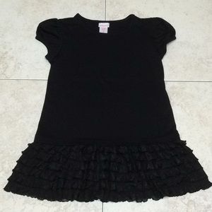 Xhilaration Tee Shirt Dress Top Girls Medium Black